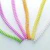 Espiral de Plástico de Bucle Único para Encuadernación de Una Sola Línea Anillo de Goma Espiral de Serpiente Accesorios para Cuaderno A4 Planificador