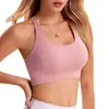 Sujetador Deportivo Transfronterizo de Moda Europeo y Americano con Estampado de Leopardo para Mujer con Tirantes Finos, Secado Rápido, Acolchado, Ropa de Fitness