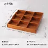 Bandeja de Madera Retro Escritorio Caja de Almacenamiento de Rejilla para Medicina China Artículos Varios Cosméticos Joyería Caja de Almacenamiento de Exhibición en Encimera