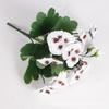 Flor de seda de simulação flor de seda buquê transfronteiriço amor-perfeito de cinco pétalas layout de cena de casamento caixa de flores interna e externa arranjo de flores decoração