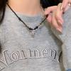 Nuevo collar con colgante de león de estilo nacional chino, accesorios de estilo étnico retro de nicho de lujo ligero para mujer, cadena para suéter de alta gama