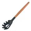 Venta al por mayor de fábrica Amazon Juego de utensilios de cocina de silicona con mango de madera Juego de 11 piezas Utensilios de cocina Olla para cocinar Pala Cuchara