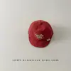 Chapéu de Bebê Primavera e Outono Estilo Coreano Simples Bordado Aba Macia Secagem Rápida Boné de Baseball para Meninos e Meninas Chapéu de Sol de Verão