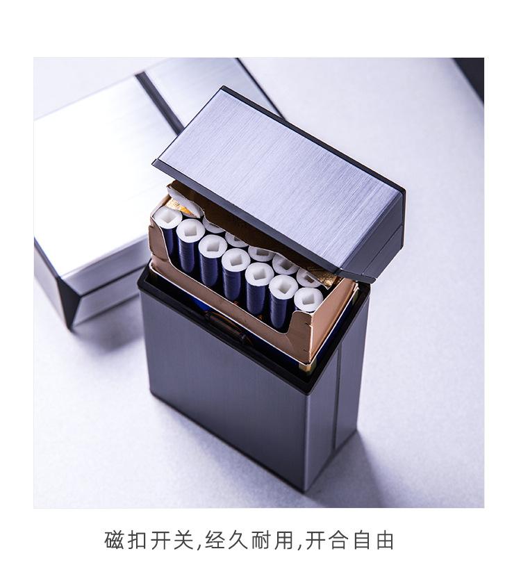 拉丝铝合金烟盒详情_03