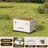 Caja de Almacenamiento Plegable Multifuncional para Camping al Aire Libre, Gran Capacidad, Plegable, Impermeable, Juego de Mesa y Sillas de Camping, Caja de Almacenamiento