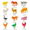 Juguetes de Animales y Dinosaurios Transfronterizos, Aves del Mundo Marino, Modelos Pequeños de Dinosaurios de Goma Suave para Niños, Mesa de Arena Educativa