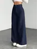 Pantalones Casuales de Pana para Mujer de Comercio Exterior Transfronterizo Europeo y Americano en Amazon, Cintura Alta, Holgados, Caída Suelta, Adelgazantes, Color Sólido, Largo hasta el Suelo, Pierna Ancha