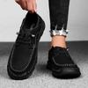 Outono 2024 Novos Sapatos Casuais Masculinos para Atividades ao Ar Livre Mais Vendidos Sapatos de Couro Genuíno com Cadarço Costurados à Mão