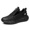 Nuevos Zapatos Deportivos para Hombre Primavera 2026 Casuales de Moda Zapatos de Padre para Hombre Superficie de Cuero Transpirables Zapatos para Correr para Hombre Venta al por Mayor