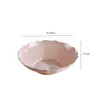 Plato de frutas creativo, plato rosa de alta estética, adecuado para sala de estar y mesa de centro, uso doméstico, plato de almacenamiento de lujo ligero, plato de plástico de alta gama