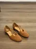 Nuevas Sandalias Romanas Tejidas Vintage Impresionantes para Mujer Verano 2026, Zapatos Cerrados con Tacón Grueso tipo Mary Jane Huecos para Combinar con Vestidos