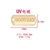 Etiqueta redonda con corazón de durazno y letras en inglés Accesorios de joyería coreana DIY color Chapado UV Llavero Colgante para teléfono móvil