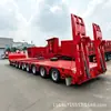 Semirremolque de gancho de exportación, vehículo de transporte de artículos grandes con gancho de 8 ejes, vehículo de transporte de equipos de artículos grandes de plataforma baja