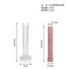 Xiongwei 21 cremallera y piñón cremallera vela varilla cera PC molde para velas raya vertical doble propósito cremallera vela molde acrílico