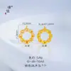 Tienda de oro Puzuo con accesorios DIY de oro de arena amor resorte rollo serpiente a través del agujero cuenta espaciadora espaciador pulsera collar mujer