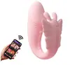 Vibrador de Succión Controlado por App Portátil para Mujeres Adultas, Vibrador Telescópico de Masaje con Control Remoto Inalámbrico, Dispositivo de Masturbación