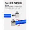 Conector de pagoda micro mini de metal boquilla de aire codo recto M-U-4 M-U-6 Boquilla de aire tipo rosca de púas doméstica