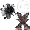 Transfronterizo Europeo y Americano Novia Retro Vestido de Boda Tocado Jockey Club Flor Accesorios para el Cabello Nupcial Adorno para Baile Flor para la Cabeza traje