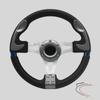 Volante modificado para coche directo de fábrica imitación competitiva carreras PU modificado volante de carreras de 13 pulgadas multicolor