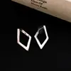 Pendientes Colgantes Geométricos de Rombo Transfronterizos Europeos y Americanos, Pendientes de Moda, Simples, Versátiles, Elegantes, Pendientes de Diseño Nicho para Mujer