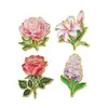 Broche de Flor de Rosa y Tulipán Transfronterizo Versátil Metal para Ropa de Niña Corsage Insignia de Joyería Pequeña Fresca Accesorios