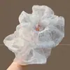 Scrunchie Floral para Mulheres 2026 Novo Estilo Elástico de Cabelo Corda para Rabo de Cavalo Acessório de Cabelo