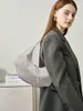 Bolsa Dumpling Personalizada Versátil de Nicho Couro Bovino de Primeira Camada Bolsa Transversal Feminina Grande Capacidade Sensação de Alto Padrão Couro Genuíno Bolsa de Ombro