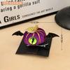 Nueva Diadema de Halloween para Niños Pasador con Lazo Naranja Accesorios Divertidos para el Cabello de Bruja Decoración de Fiesta Tocado para Fotos
