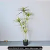 Árvore Yucca Cauda de Fênix Simulada Árvore Sangue de Dragão Folha Estreita Sisal Árvore de Ferro Agave Árvore Falsa Decoração de Chão para Casa Ornamentos Verde