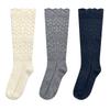 Calcetines de Pantorrilla Apilados Estilo Japonés Calados Otoño 2026 Calcetines Cálidos de Punto Retorcido en Capas A la Altura de la Pantorrilla Dulces y Absorbentes del Sudor