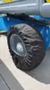 Cubiertas de rueda engrosadas y resistentes al desgaste para carretillas elevadoras; cubiertas para llantas de montacargas de gran altitud; cubiertas anti-suciedad para salas de exposición de coches; protección de piso