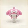 Sanrio Colgante de Muñeca de Goma Blanda 3D Kuromi My Melody Llavero Accesorios Decoración de Mochila Regalo Venta al por Mayor