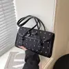 Bolsa Coreana de Nicho para Axila para Mulheres 2025 Nova Bolsa da Moda Estilo Menina Bolsa de Ombro com Laço