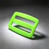 Fivela de plástico colorida POM transfronteiriça com diâmetro interno de 38MM, conector de plástico de alta qualidade para bolsas, fivela de anel D ajustável para mochila