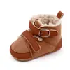 Zapatos de Algodón de Invierno Doble Velcro Zapatos de Bebé Zapatos para Niños Pequeños Zapatos de Bebé Zapatos de Bebé Calientes para Bebé Zapatos para Niños Pequeños BMB3120