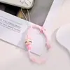 Pulsera de Cuentas de Hello Kitty Linda de Dibujos Animados Adecuada para Fundas de Teléfono Móvil, Correa Versátil de Celebridad de Internet para Mujer Estilo Corto