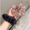 Grande organza intestino grosso anel de cabelo ~ ins coreano fada corda malha bm porco intestino grosso cabelo anel de cabelo acessório corda de cabelo