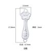 S925 Prata Esterlina Seiko Prata Simples Lucky Peace Lucky Pingente de Flor de Pêssego Pulseira DIY Acessórios para Pingente de Pulseira