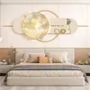 Pintura Decorativa Moderna Simples de Cabeceira Pintura de Luz Pintura de Luz Luxo Leve Fundo Creme Pintura de Parede Murais de Quarto