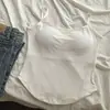 Camisola Expandible para Pecho Pequeño Estilo Coreano, Puro Deseo, Cómic, Espalda Hermosa, Recogimiento Pequeño de Pecho, Realzando el Busto, Top de Tirantes Base