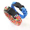Pulsera de Paracord de 7 Hilos, Pulsera de Supervivencia para Exteriores, Trenzada de Dos Hilos de Siete Hilos para Aventuras al Aire Libre