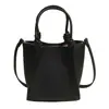 Bolso tipo cubo casual transfronterizo para mujer 2025 nuevo bolso bandolera simple de gran capacidad bolso de hombro sencillo y a la moda para ir al trabajo