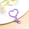 Ins Llavero de Corazón con Pintura al Horno Forma de Corazón Accesorios de Joyería DIY a Mano Hebilla Colgante para Bolsos DIY Perler Beads Venta al por Mayor