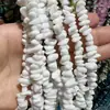 Pulsera de Piedra Cruda de Grava de Ágata Cristalina Desmagnetizada con Cuentas de Piedra Asimétrica Perforada Accesorios de Joyería DIY 5-8mm