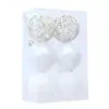 Decoração de bola de Natal oca galvanizada 6cm8cm bola de plástico colorida pingente de árvore de Natal suprimentos de decoração de feriado