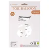 Globos de Número de 32 pulgadas Empaquetados Individualmente en OPP Decoración de Atmósfera Festiva para Fiesta de Primer Cumpleaños Letrero de Número Inflable