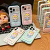 Soporte de Bebé Llorando con Lunares 3D se Transforma Instantáneamente en Funda Transparente Cielo Estrellado Dopamina Compatible con iPhone 16 y iPhone 17 Pro Max