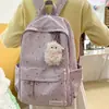 Nova Mochila Estilosa Estilo Coreano com Alto Apelo Estético, Mochila Leve Casual para Viagem com Padrão Estrelado para Estudantes