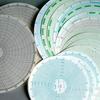 Suministros del Fabricante Papel Circular para Registro de Temperatura y Humedad, Disco Térmico, Gráfica Circular, Registrador por Computadora