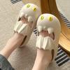 Sandalias Lindo Pterosaurio Pequeño para Mujer 2024 Nuevas para Casa Interior y Exterior Doble Uso Punta Abierta Suela Gruesa Antideslizantes